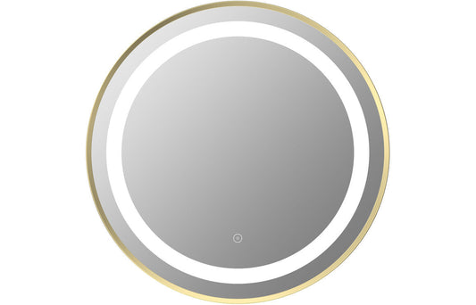 Leith Round Front-Lit LED Mirror