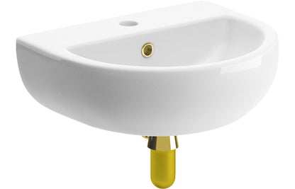 Cary Cloakroom Basin & Bottle Trap - H 150 x W 450 x D 400mm