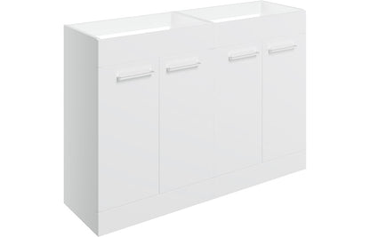Greta Floor Standing 2 Door Basin Unit Run (No Top) - H 830 x W 1180 x D 450mm