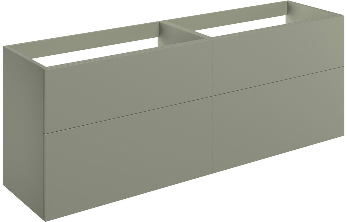 Valency Wall Hung 4 Drawer Basin Unit (No Top) - H 600 x W 1180 x D 455mm