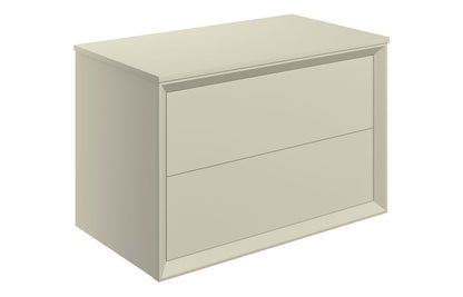 Liddel 800mm Wall Hung 2 Drawer Basin Unit & Top