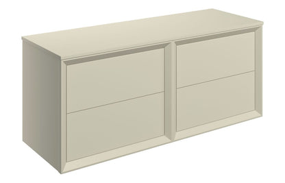 Liddel 1200mm Wall Hung 4 Drawer Basin Unit Run & Top