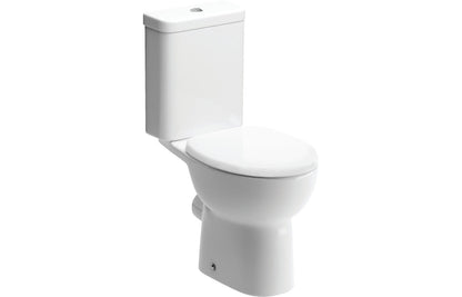 Cary Close Coupled Open Back WC & Soft Close Seat