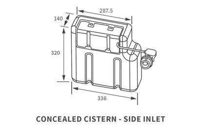 Concealed Cistern