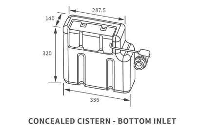 Concealed Cistern